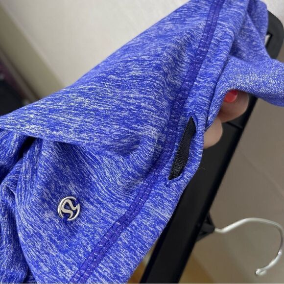 Lululemon Rulu Heathered Pigment Blue Infinity Scarf - Picture 3 of 4